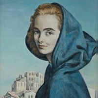 Laurette Marie Anne Hedwige Gravin de Leusse. Schilderij van Jean Claude Fourneau.