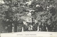 De voorgevel van kasteel Heemstede, Heemsteedseweg 26 Houten, Nauta, Velzen, 1910, Regionaal Archief Zuid-Utrecht, identificatienummer: P003 (040243).