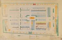 Plattegrond, met beplantingsplan en genummerde graven, van de Algemene Begraafplaats aan de Prinses Ireneweg te Houten van 6 november 1986. Bron: Regionaal Archief Zuid-Utrecht (RAZU), beeldbank, Identificatienummer: P.27.4 (054416).