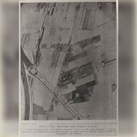 Luchtfoto van kasteel Heemstede en omgeving met onder andere het nog in aanleg zijnde Amsterdam-Rijnkanaal op 22 januari 1945. Bron: Regionaal Archief zuid-Utrecht (RAZU), 353.