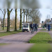 Het Rijsbrugspad bij OBS 't Schoolhuys. Foto: Peter van Wieringen, Natuurenfoto.nl.