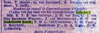 Krantenbericht uit de Oprechte Haarlemsche Courant van donderdag 13 juni 1811 waarin de naam van Paul Bosch van Drakestein wordt vermeld. Bron: Delpher.nl.