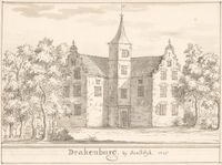 Het kasteel Drakenburg bij Baarn. Bron: Collectie Nederland.nl.