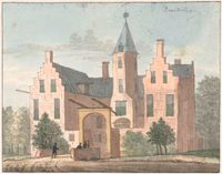 Het kasteel Drakenburg bij Baarn (3). Bron: Collectie Nederland.nl.