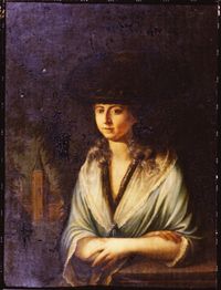 Portret van Johanna Helena van der Graeff van Vapour (1754-1791). Bron: Regionaal archief Zuid-Utrecht (RAZU).