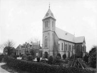 Gezicht op de R.K. kerk O.L.V. Hemelvaart (Beusichemseweg 104) te 't Goy in 1927. Bron: Het Utrechts Archief, catalogusnummer: 5946.