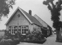 Heeckerenhoeve (bakhuis) aan de Achterdijk 45 te Werkoven in 1989. Bron: Bunnik Geschiedenis en Architect, Saskia van Ginkel-Meester, 1989, Kerckebosch Uitgeverij.