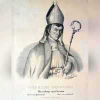 Portret van Cornelius Ludovicus baron de Wijkerslooth de Weerdesteyn als bisschop van Curium. Bron: Museum Catharijneconvent in Utrecht.