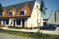 Woning aan het Schonenburgseind 18 naast De Beun in 1990-2000. Huizen behorend in de bouwstijl van de buurt De Weiden. Bron: Regionaal Archief Zuid-Utrecht (RAZU), 353, 46969, 69.