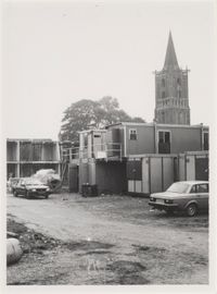 De nieuwbouw van de woningen en appartementen aan de Kostersgang in 1986 (1). Bron: Regionaal Archief Zuid-Utrecht (RAZU), 353.