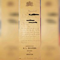 Akten van A.L. Buurma, notaris te Houten. Aktedatum 15 december 1938.