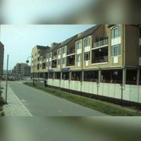 De winkels en appartementen aan het Schonenburgseind in de periode 1985-1990. Bron: Regionaal Archief Zuid-Utrecht (RAZU), 353.