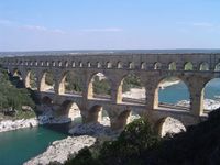 Pont du Gard in het Franse Vers-Pont-du-Gard. Bron: Wikipedia.