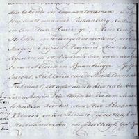 Fragment van beschrijving uit de akte van verkoop van het buiten de Paddenburg te Baambrugge op vrijdag 18 oktober 1805. Bron: Het Utrechts Archief, 34-4, 2512, aktenummer: 75