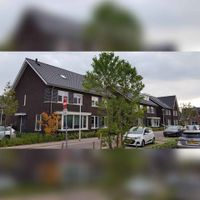 Net opleverde woningen aan het Strekgras in het nieuwbouwproject 'De Keim van Houten' gezien in augustus 2021. Foto: Sander van Scvherpenzeel.