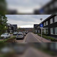 Zicht op de net opgeleverde woningen aan het Strekgras in het nieuwbouwproject 'De Kiem van Houten' in augustus 2021. Foto: Sander van Scherpenzeel.