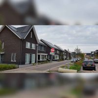 Nieuw opgeleverde huizen aan het Strekgras in de richting van het zuidwesten gezien in augustus 2021. Foto: Sander van Scherpenzeel.
