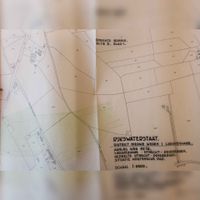 Het gebied van Utrecht Lunetten. In 1935 in kaart gebracht van het gebied van Houten-Oud-Wulven voor de aanleg van de rijksweg A12 in omgeving van de Koppeldijk/Houtensepad en boerderij De Koppel (2). Bron: onbekend.