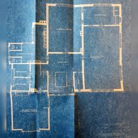 Fragment van de blauwdruk voor de bouw van huis Folmina in 1919 met de kinderslaapkamer, meisjesslaapzaal, slaapkamer van de directrice, suppoostkamer, waslokaal en bakamers. Bron: Regionaal Archief Zuid-Utrecht (RAZU), 109.