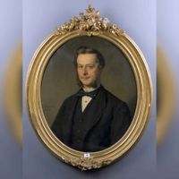 Portret van Anthony Ebeling (1828-1872) naar de hand van Jan Hendrick Neuman (1819-1898). Bron: Veilinghuis Onder de Boompjes.