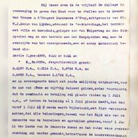In 1918 kocht de gemeente Arnhem de villa vn barones Van Hangest d'Yvoy van Houten-Van Lynden aan ter waarde van ƒ. 52.000,- gulden. Correspondentie document uit het archief. Bron: Gelders Archief, 2193 1687.