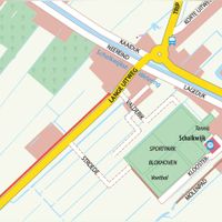 Per dinsdag 17 mei 2022 zijn de straatnamen Valderik en Stroede erbij gekomen. Behorend bij het nieuwbouwproject de Droom van Schalkwijk. Kaart: Gemeente Houten.