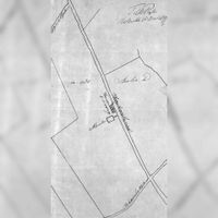 Plattegrond van de ligging van Steenfabriek De Koppel aan het Houtensepad vanaf het jaar 1898. Bron: Regionaal Archief Zuid-Utrecht (RAZU), 005.