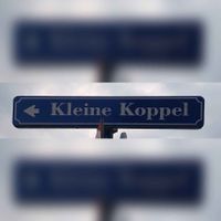 Straatnaambord de 'Kleine Koppel' bij de Koppelpoort in Amersfoort in juni 2022. Foto: Sander van Scherpenzeel.