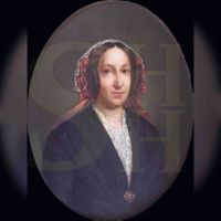 Portret van Joanna Sara ten Hagen (1802-1863), echtgenote van jhr. Willem Bosch van Drakestein. Portret bevindt zich in particulier bezit.