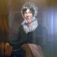 Origineel portret van Henriëtte Hofmann (1775-1839) in ca. 1820. Portret bevindt zich in particulier bezit in Den Haag (Zuid-Holland).
