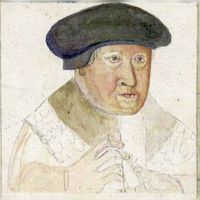 Portret van Jacob van Zuylen van Nyevelt in 1530-1550, geboren ca.1504, maarschalk van Eemland, overleden ca.1566. Bron: Het Utrechts Archief, catalogusnummer: 32256.