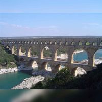 Pont du Gard in het Franse Vers-Pont-du-Gard. Bron: Wikipedia.