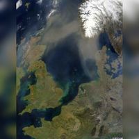 De Noordzee en West-Europa. Bron: Wikipedia.