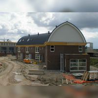 De bouw van een woning in de buurt De Bouwen in 2000-2001. Foto: Frank Magdelyns.