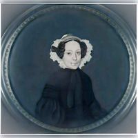 Portret van Louise Maximilienne Antoimette Hoffmann (1788-1853), huwde in 1826 met Jacob Jan van Hangest baron d'Yvoy. Bron: RKD.