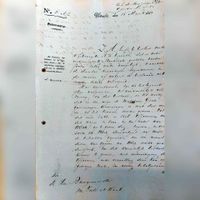 Brief over de onteigening van gronden van 15 maart van het jaar 1841 voor het verkrijgen van gronden door de Staat der Nederlanden voor de bouw van Fort bij Honswijk. Bron: RAZU, 113.