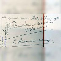 Handtekening onder de boedelscheidingsakte van Bartholomeus Willem Gerard Wttewaall (1856-1920) in februari 1921. Bron: Regionaal Archief Zuid-Utrecht (RAZU), 063 476.