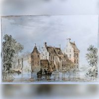 ,,'t Huys te Schalkwijk'' op 3 augustus 1749. Bron: Regionaal Archief zuid-Utrecht (RAZU), 033.