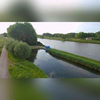 Zicht op één van de Kanaalsloten, parallel liggend ten zuiden van het Amsterdam-Rijnkanaal. Bron: RAZU, 353.