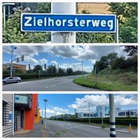 De Zielhorsterweg bij de Amersfoortse wijk Schothorst in augustus 2023. Foto: Sander van Scherpenzeel.