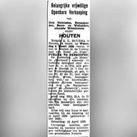 In maart 1939 werden de boerderij De Meern, Kortland en nog een andere boerderij verkocht door Gerard Frans Wttewaall ten overstaan van notaris Buurma te Houten. Bron: RAZU, krantenbank.